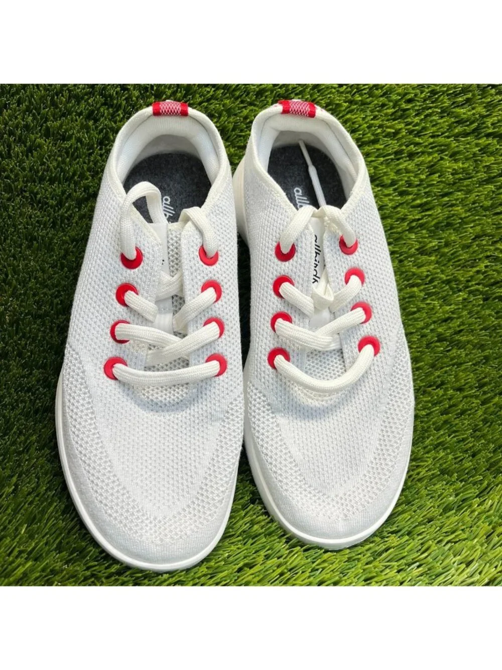 Allbirds Tree Runner Go Womens Size 9.5 White Athletic Running Shoes Sneakers